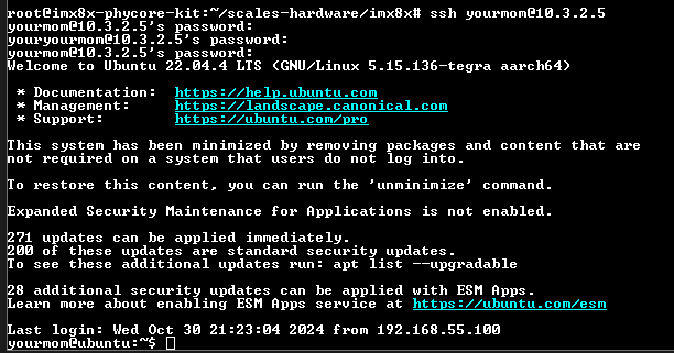 imx ssh into jetson