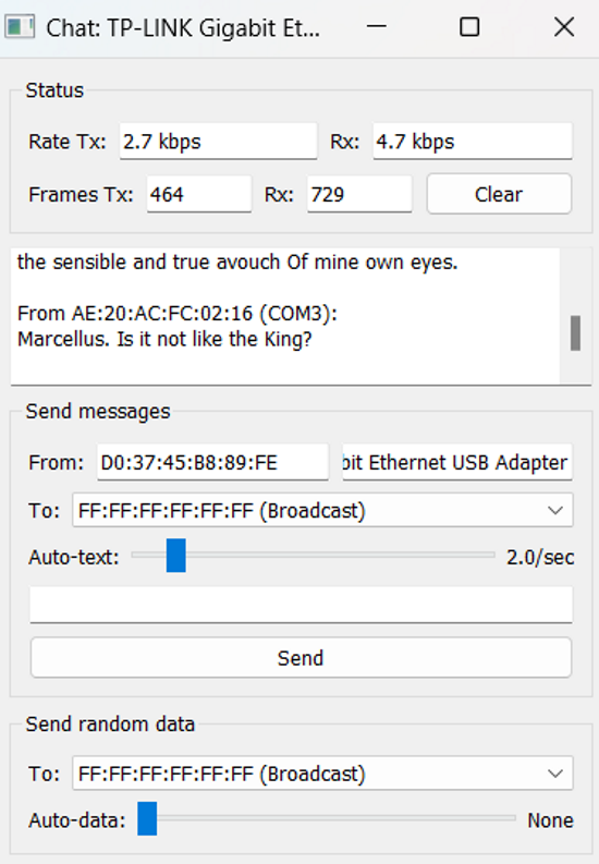 ethernet configuration